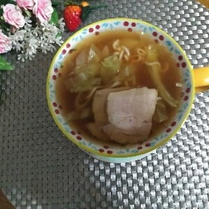 ベーコン醤油ラーメン